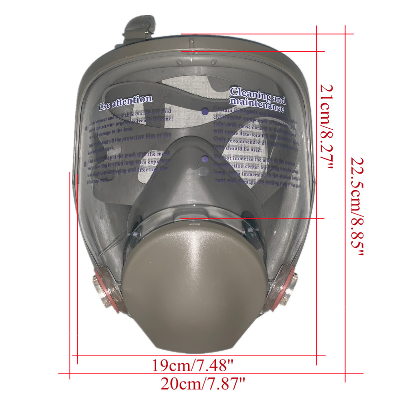 Full face spray protective mas - огляд і ціна Dust Mask Construction