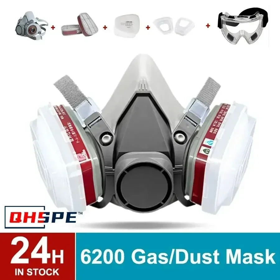6200 Reusable Half Face Respir - огляд і ціна Dust Mask Construction